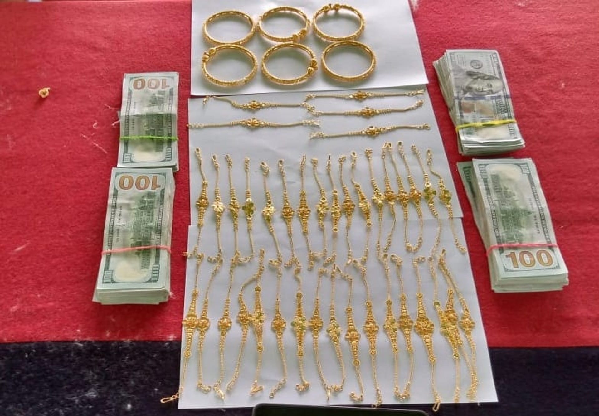 BSF Seized Gold Jewellery