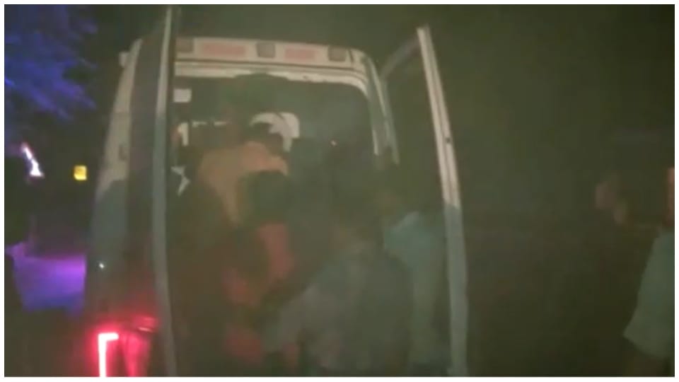 Bus going from Morena to Jaipur overturned on NH 123 22 passengers injured driver was drunk
