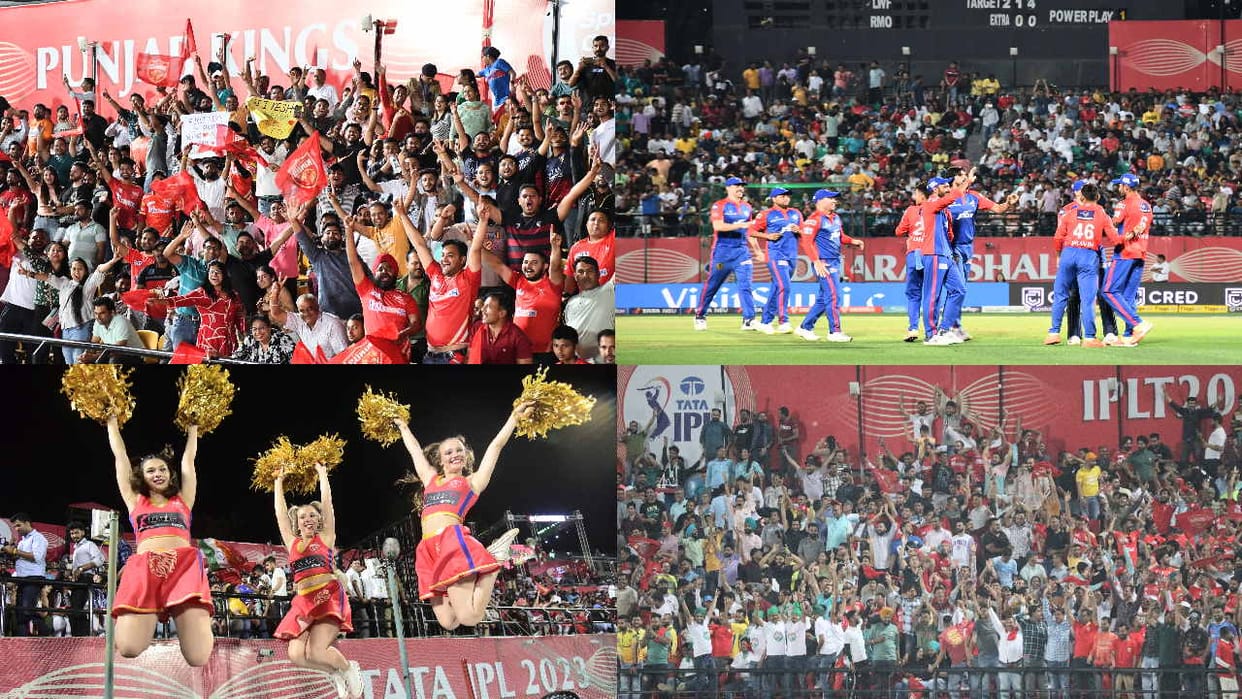 IPL blast in Dharamshala after 10 years, every four-six and wicket changed the color of the ground