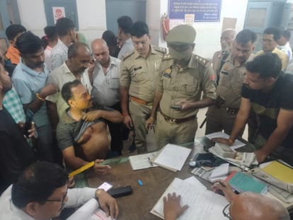 Fatehpur Saraf robbery, fearless novice crook captured in CCTV, police have formed five teams