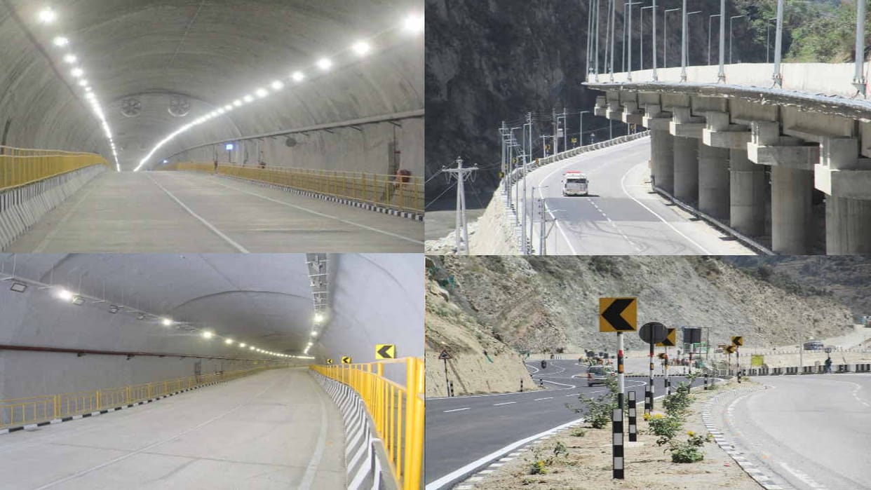 Kiratpur-Manali Fourlane: Nitin Gadkari shared great pictures on social media, said – five tunnels will open f