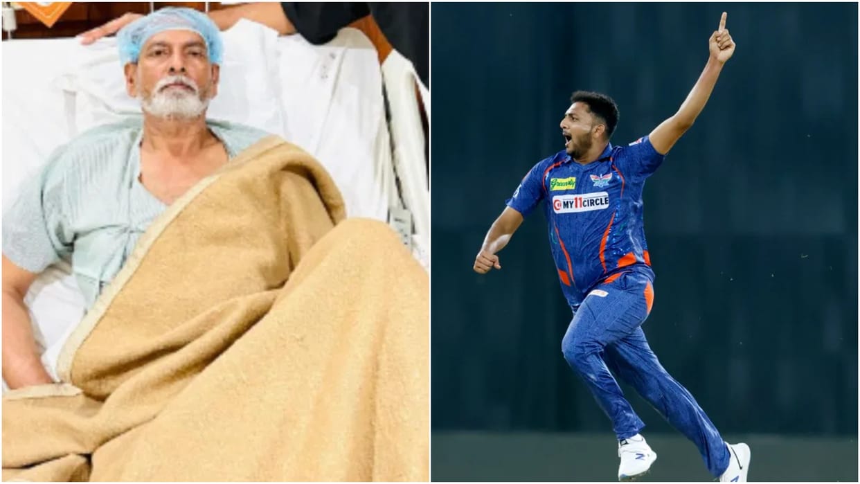 Mohsin Khan father was admitted in ICU for 10 days himself out for months due to injury Now save 11 runs vs MI
