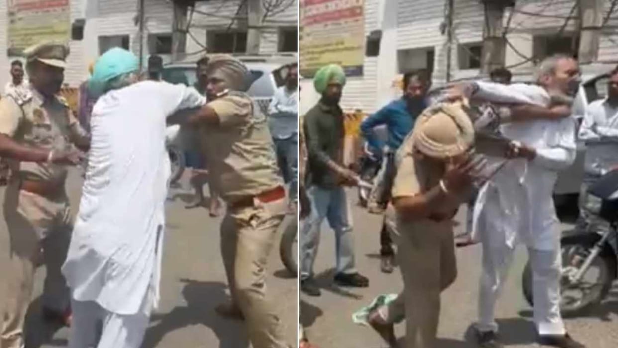 Police personnel beaten in Amritsar and Firozpur of Punjab