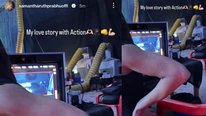 samantha ruth prabhu shares photo from set of citadel indicates her new love story with film action scenes