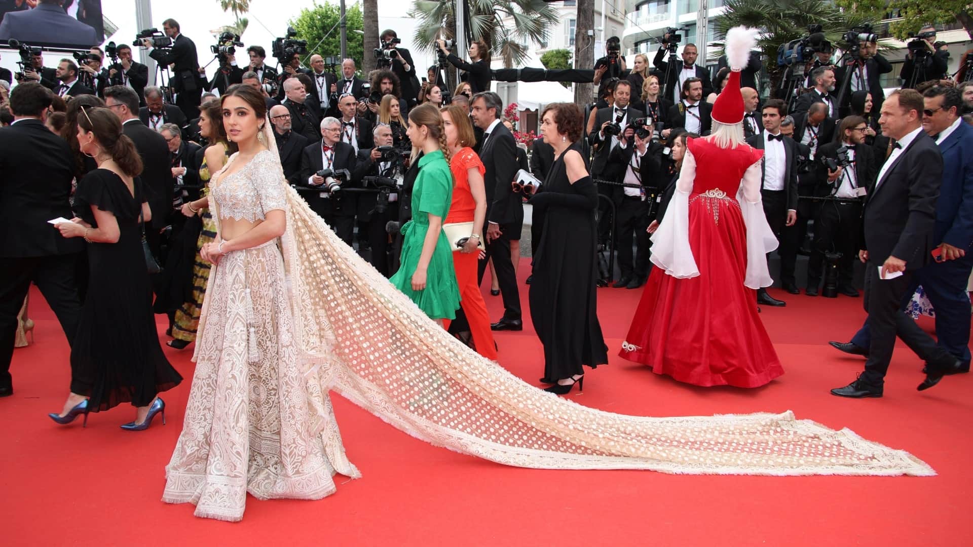 Sara Ali Khan reacts to her Cannes look being compared to her grand mother Sharmila Tagore see shares photos
