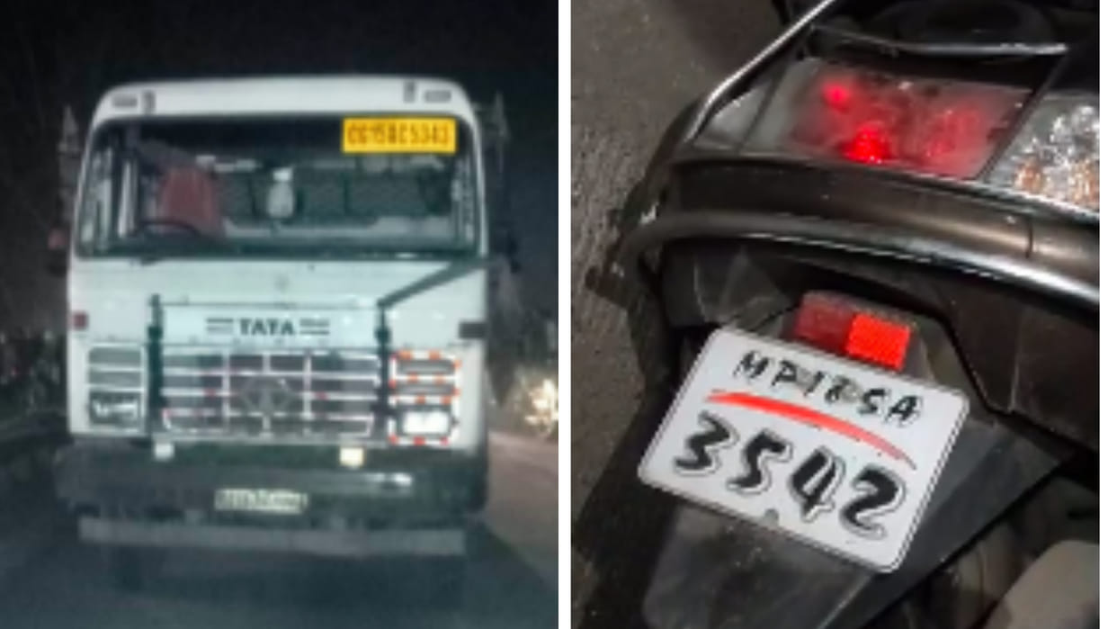 Shahdol: Two girls riding scooty died on the spot due to truck collision, youth injured