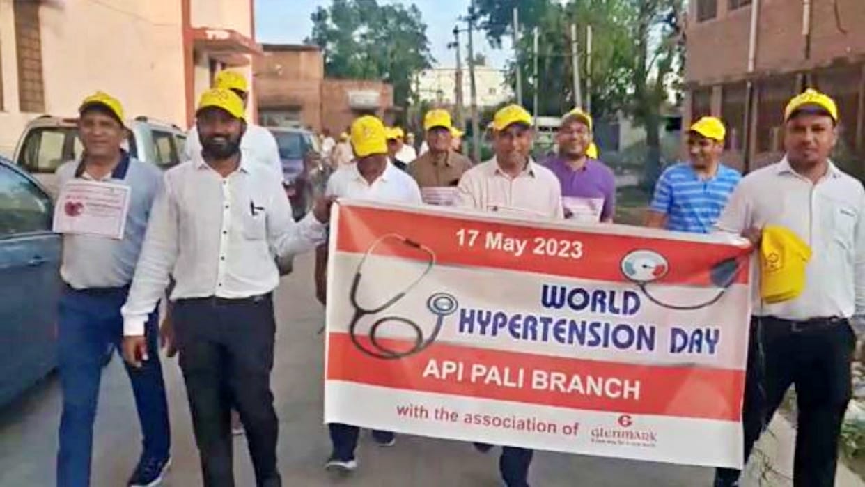 Doctors in Pali did marathon on 'World Hypertension Day'