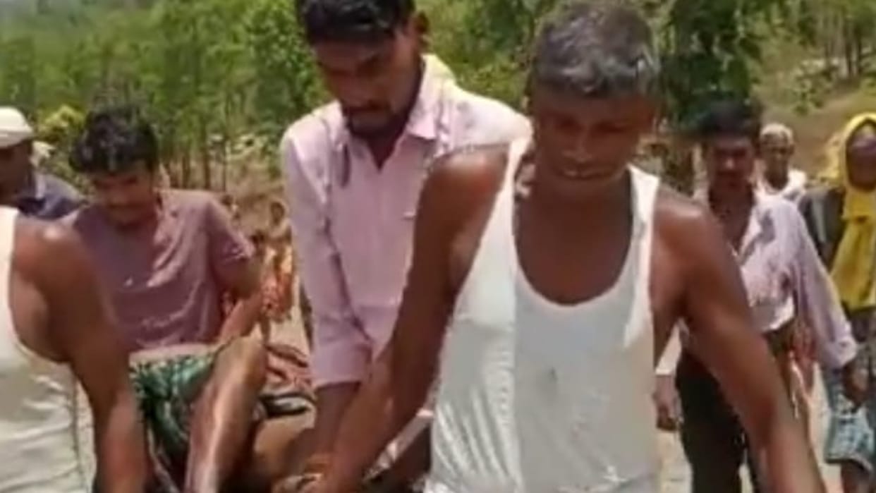bear attacked middle-aged man who went to break tendu leaves in korba