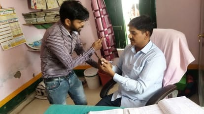 Being an officer of the education department, the young man reached the school to investigate, he did this act