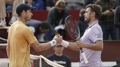 Tennis: एटीपी चैलेंजर टूर पर 42 साल बाद भिड़े दो ग्रैंडस्लैम चैंपियन, वावरिंका ने एंडी मरे को दी शिकस्त Two Grand Slam champions clash after 42 years on ATP Challenger Tour Stan Wawrinka Defeats Andy Murray