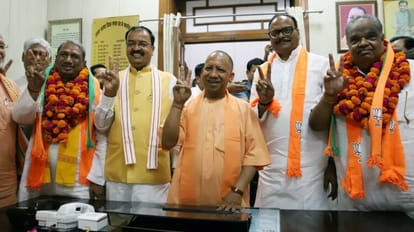 BJP candidates filed nomination for UP Vidhan parishad Election 2023.