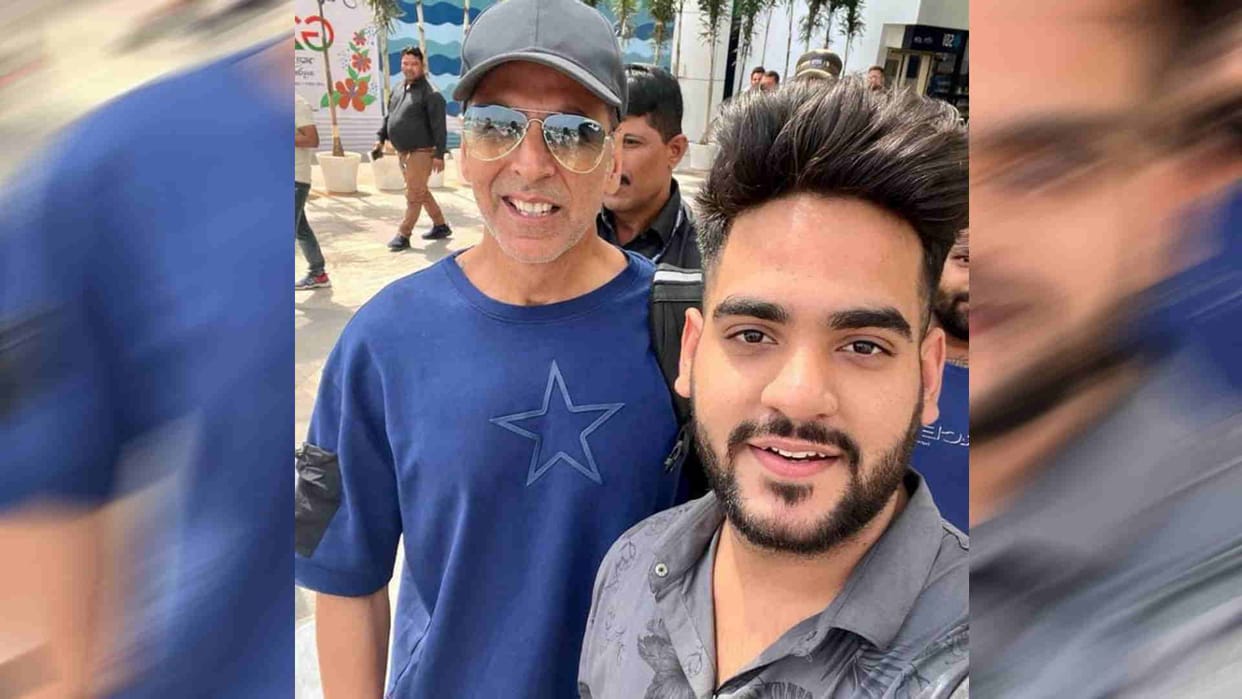 Akshay Kumar arrives at Dehradun airport Uttarakhand New film shooting Bollywood Entertainment