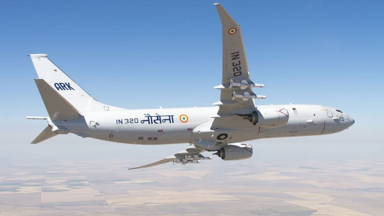Indian Navy P8I aircraft deployed to search for 39 people sunk with Chinese ship in Indian Ocean