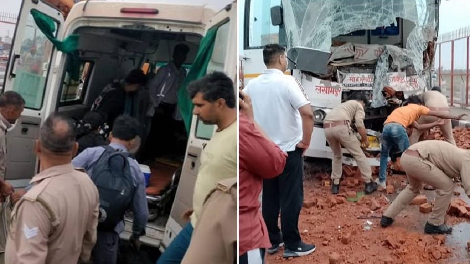 बृजघाट गंगा पुल पर हादसा