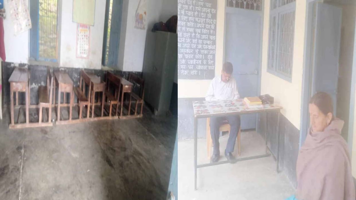 Chamba News: Parents did not send children to school due to lack of permanent teachers