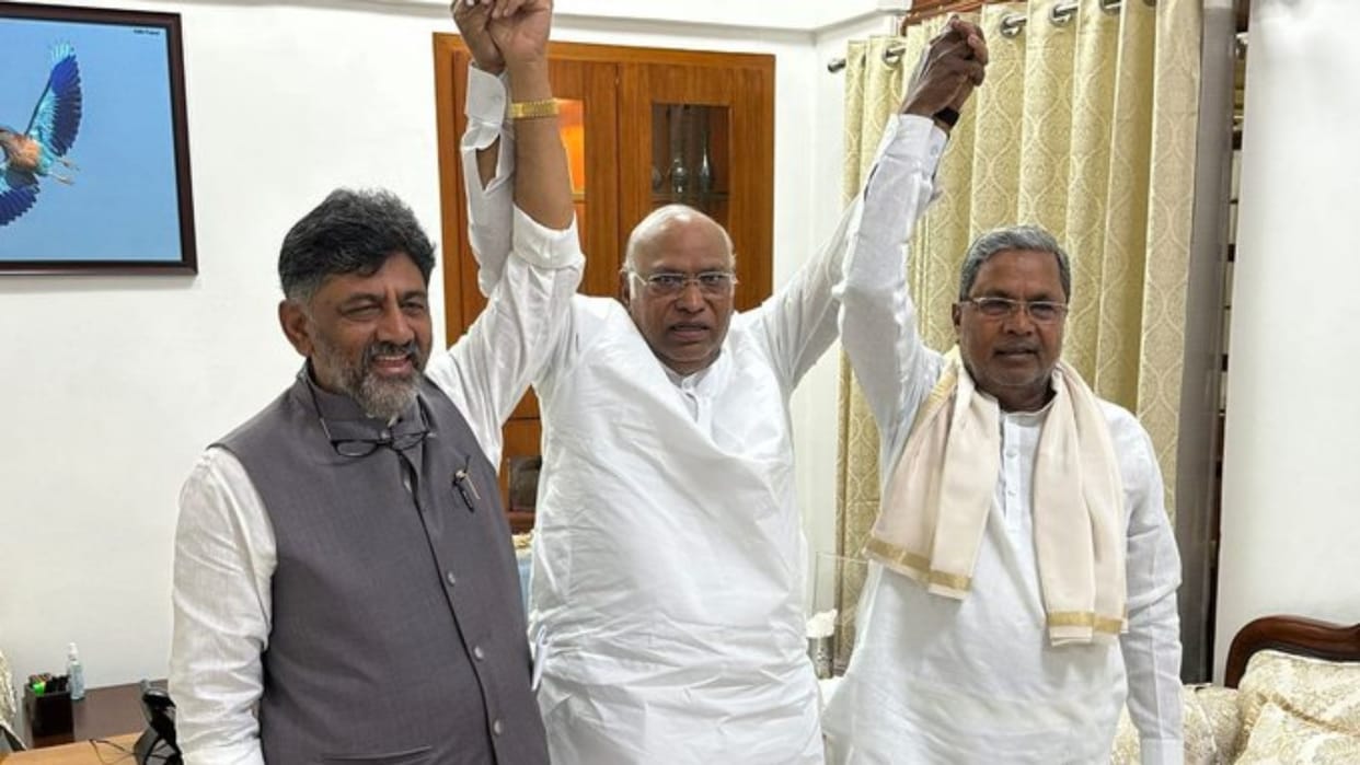 Karnataka Minister says Siddaramaiah will be CM for 5 years Shivakumar points at Congress high command