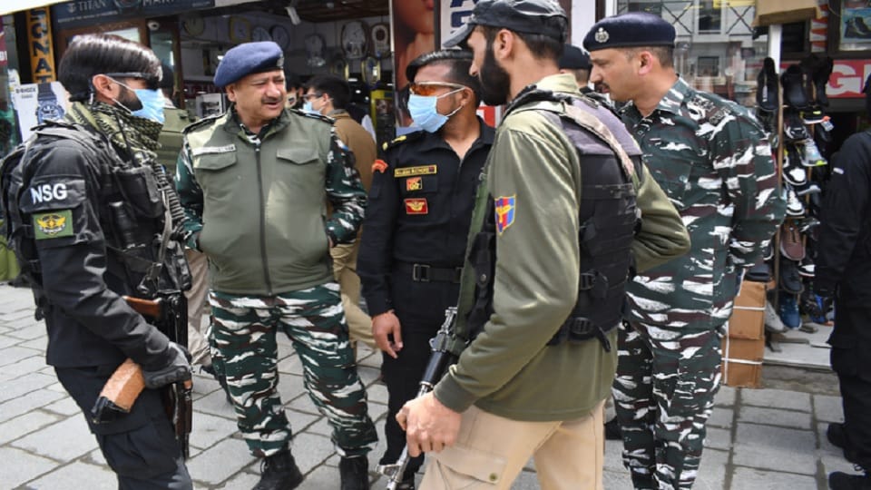 G20 meeting: Jammu Kashmir police and traffic department officers camped valley