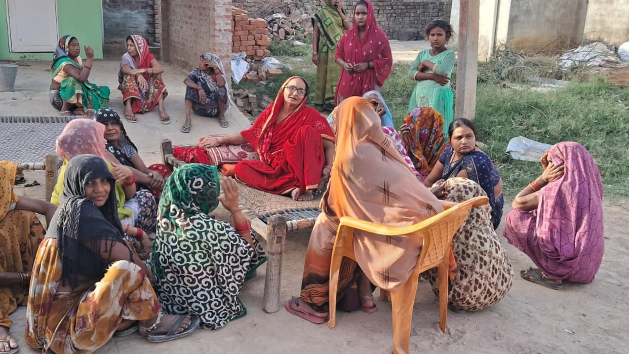 A child killed in lalganj in raebareli.