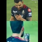 IPL 2023, Virat Kohli, video call, Anushka Sharma, from field, SRH vs RCB Match, Photos