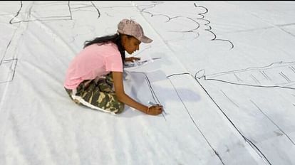 vanshika khatri pitra parwat artist world record painting char dham yatra