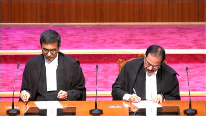justice prashant kumar mishra senior adv kv vishwanathan Oath taking ceremony as supreme court judge