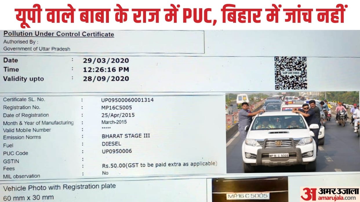 Dhirendra Shastri: Patna police, Baba of Bageshwar, pollution challan was not cut, seat belt fine Manoj Tiwari