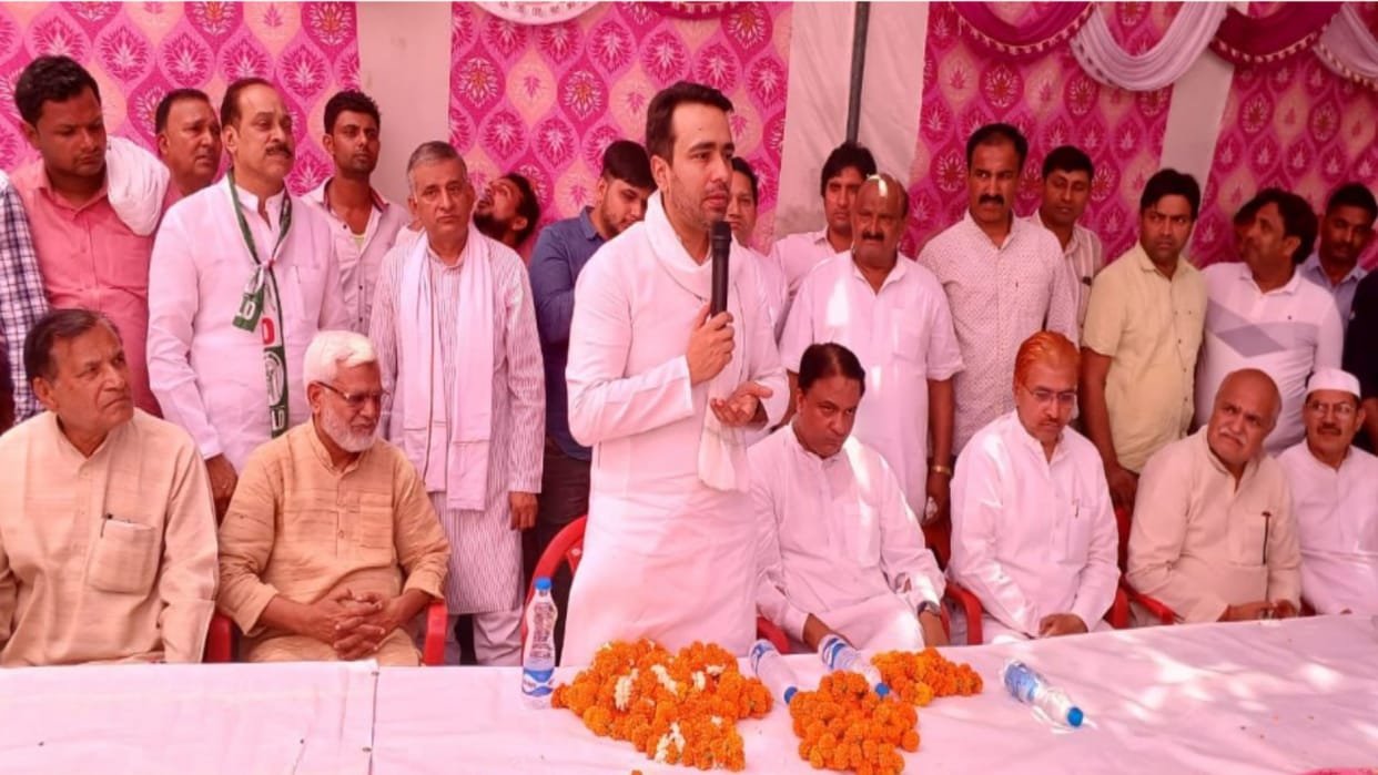 Baghpat: Chaudhary Jayant Singh said that the country is being divided on the basis of caste and religion