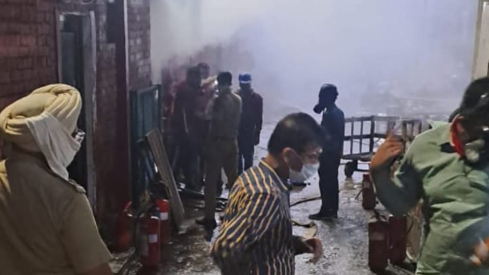 Gas leak from factory in Derabassi of Mohali
