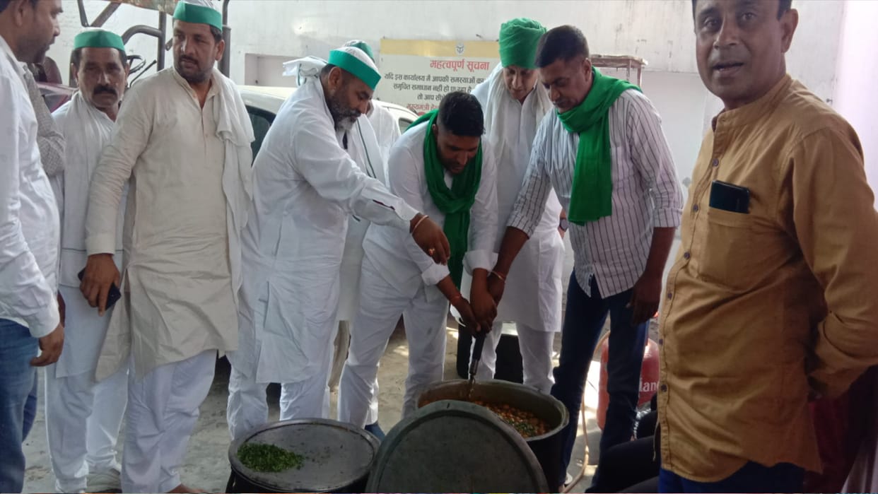 Muzaffarnagar: strike of Bhakiyu in Khatauli, raid furnace in Kotwali, accused of filing wrong cases