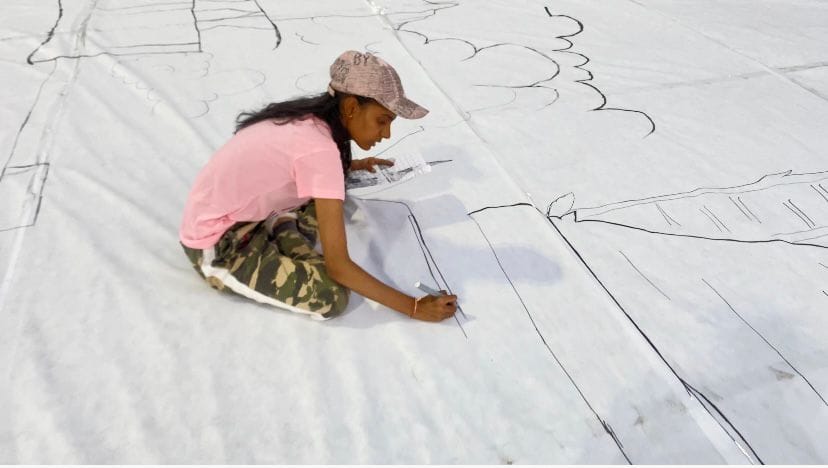 vanshika khatri pitra parwat artist world record painting char dham yatra