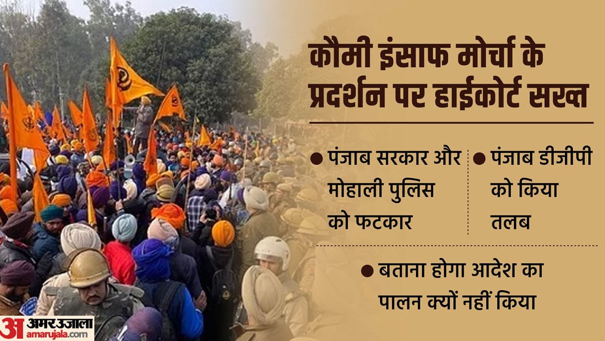 HC summons Punjab DGP on plea related to Qaumi Insaaf Morcha protest