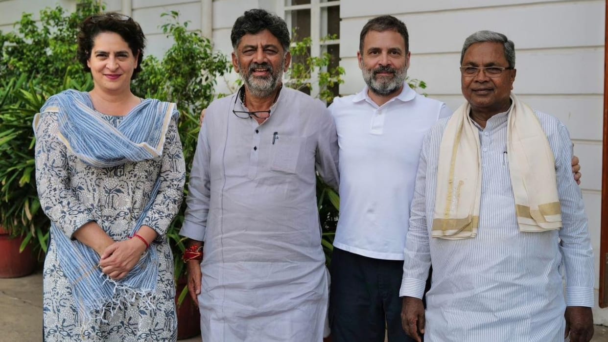 Karnataka CM Siddaramaiah Shivakumar Oath Taking Ceremony Update News G Parmeshwar MB Patil Reacts