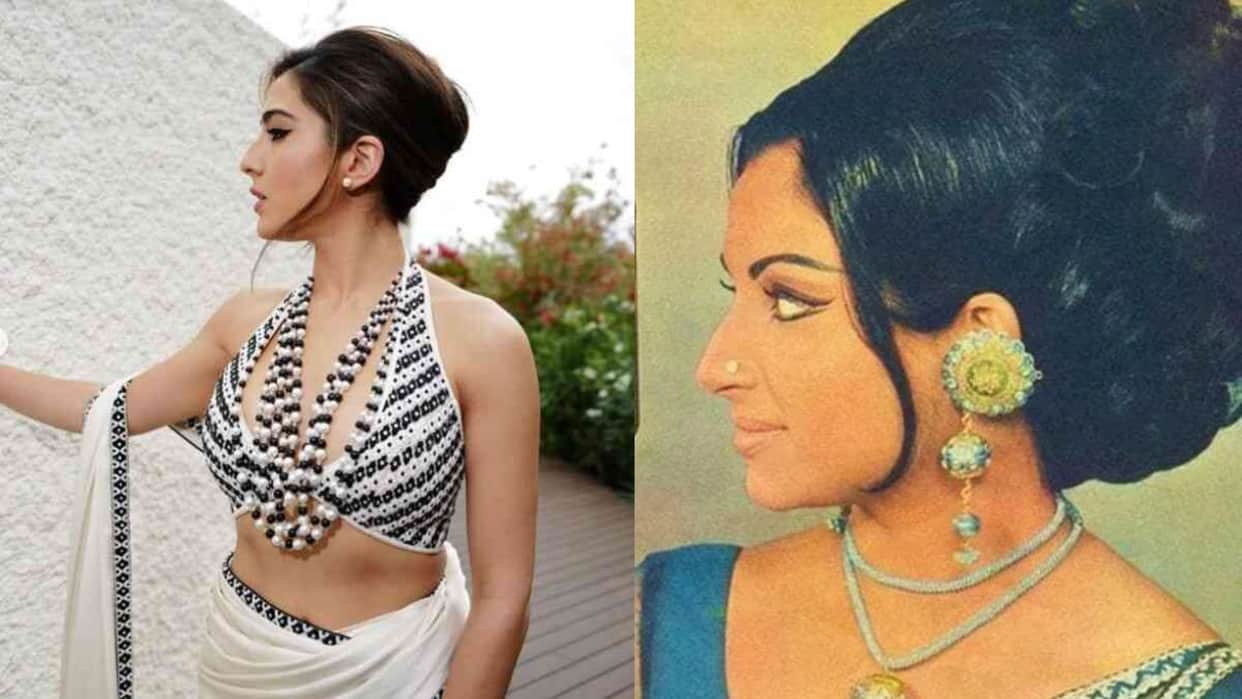 Sara Ali Khan reacts to her Cannes look being compared to her grand mother Sharmila Tagore see shares photos