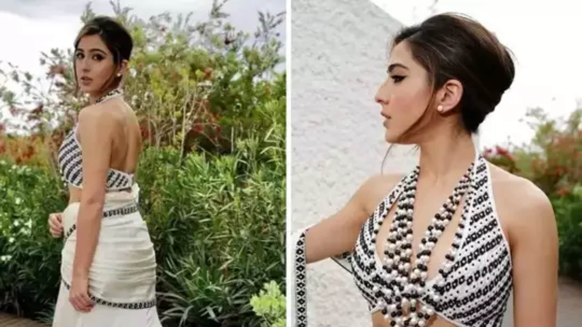 Sara Ali Khan reacts to her Cannes look being compared to her grand mother Sharmila Tagore see shares photos
