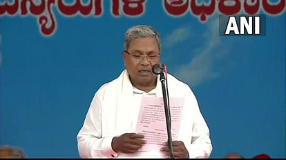 Karnataka CM Oath Taking Live Siddaramaiah Swearing-in Ceremony News Updates in Hindi