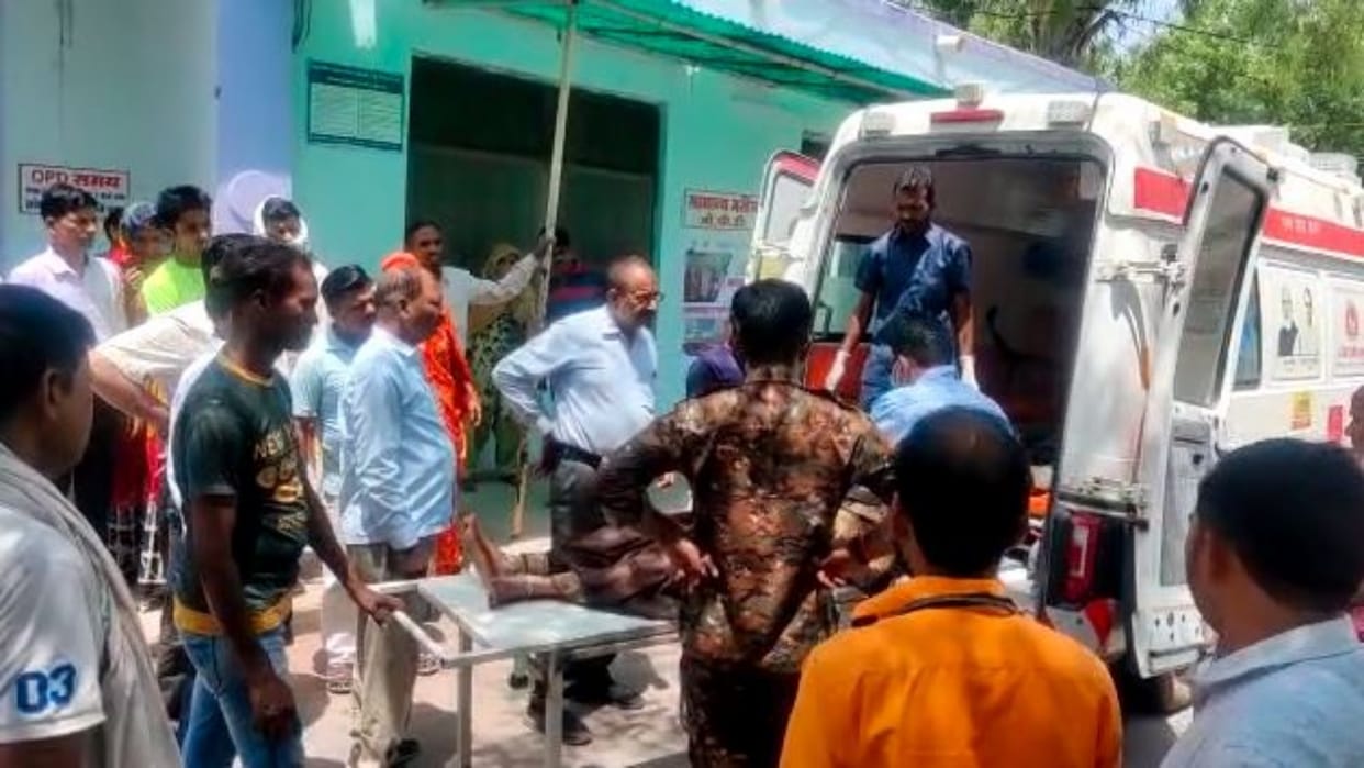 Bhind Road Accident bike and canter collision in Mehgaon area three people died in accident
