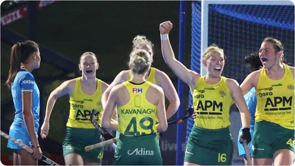 IND vs AUS: Australia beat Indian women's hockey team 3-2 in the second match, took an unassailable lead in th