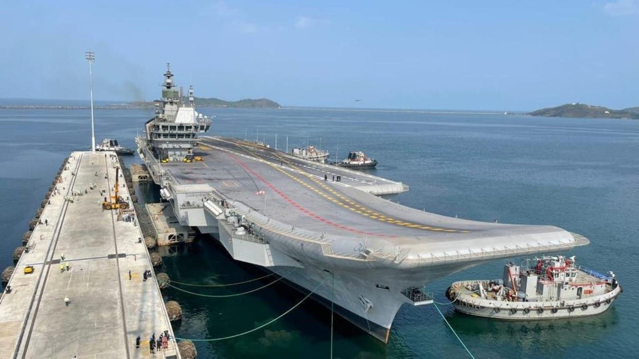 INS Vikrant successfully landed at Karwar base, Navy officer said India got another achievement