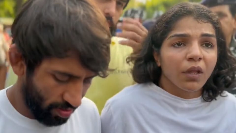 Wrestlers who came to watch match accused of tearing tickets