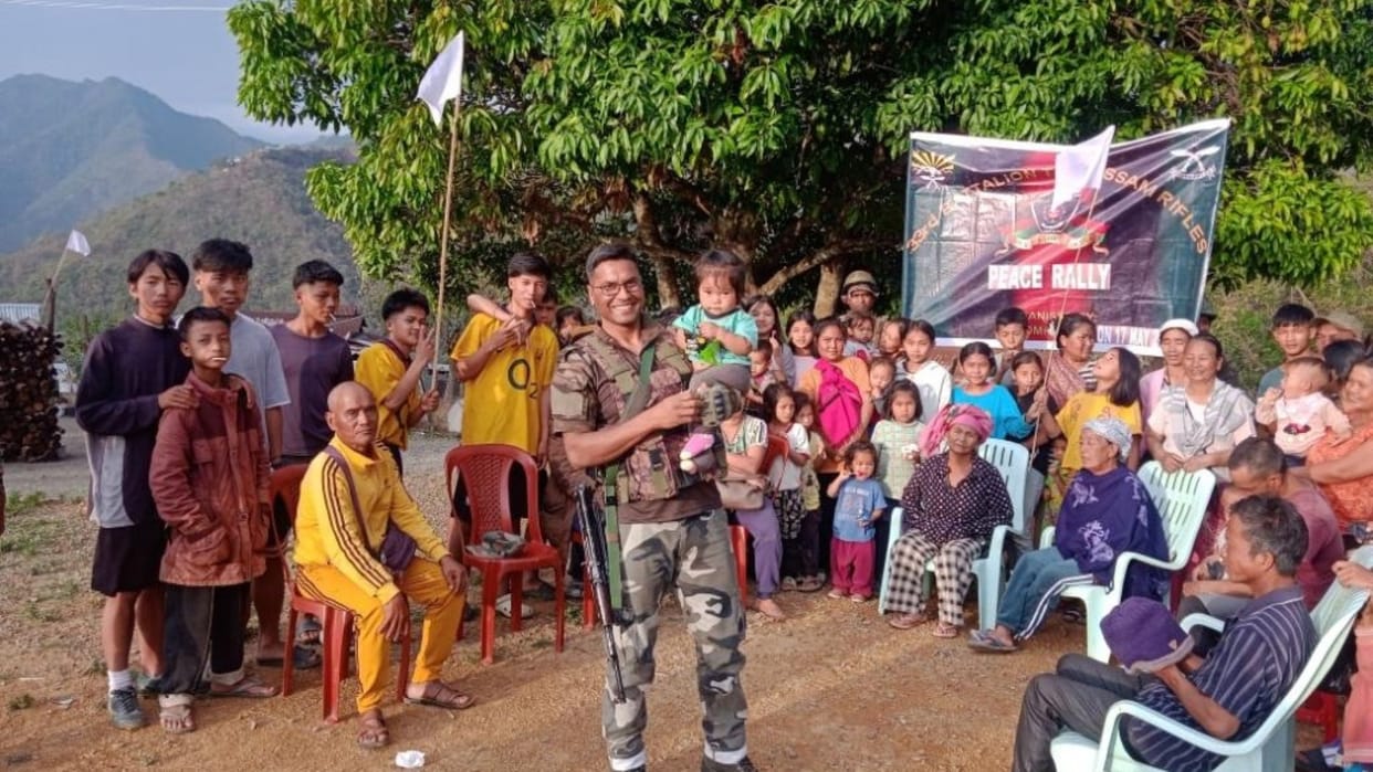 Manipur Violence Campaign White Flag by Army and Assam Rifles getting immense support