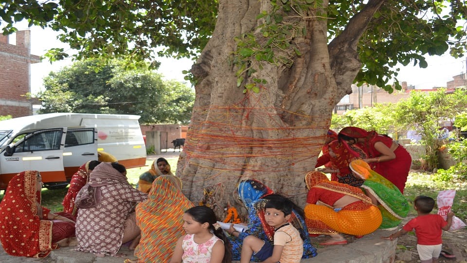 Married women kept fast for long life of husband