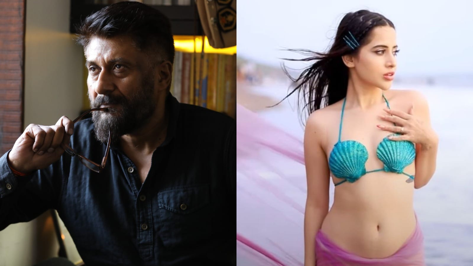Urfi Javed Uorfi slam Vivek Agnihotri criticising costume slaves helping Aishwarya Rai Bachchan at Cannes 2023
