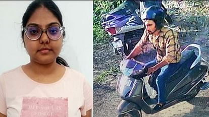 Girl student clashed with scooty rider robber to save mobile phone in moradabad