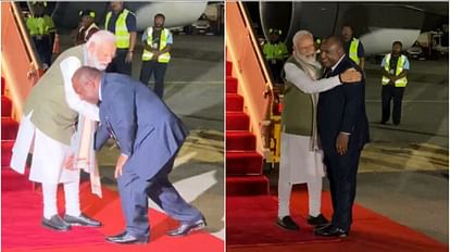 Papua New Guinea: प्रधानमंत्री मोदी का पापुआ न्यू गिनी में भव्य स्वागत, पीएम मारपे ने छुए पैर; देखें वीडियो PM Narendra Modi accorded the Guard of Honour at Port Moresby in Papua New Guinea James Marape Updates