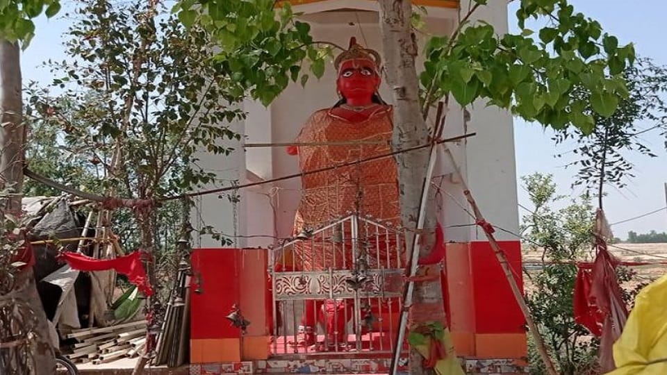 statue of Bajrangbali will be removed on way of Ganga Expressway in Shahjahanpur