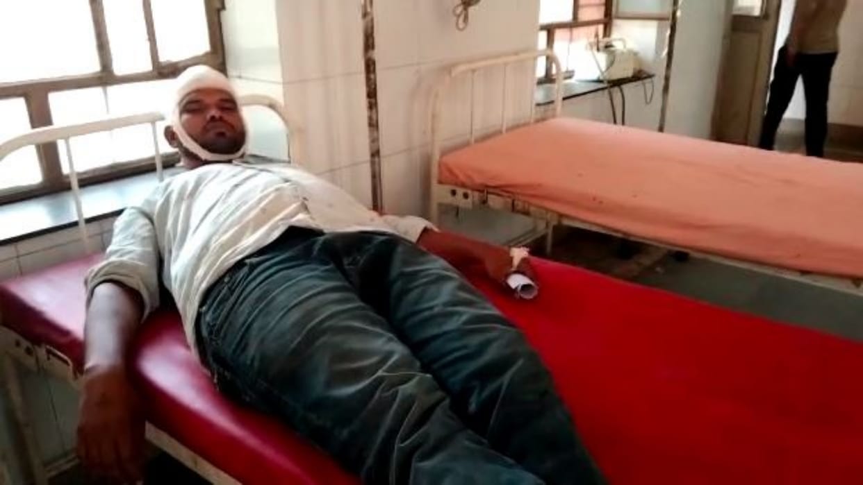 Dholpur Crime Serious injured in murderous attack on real brother in money transaction