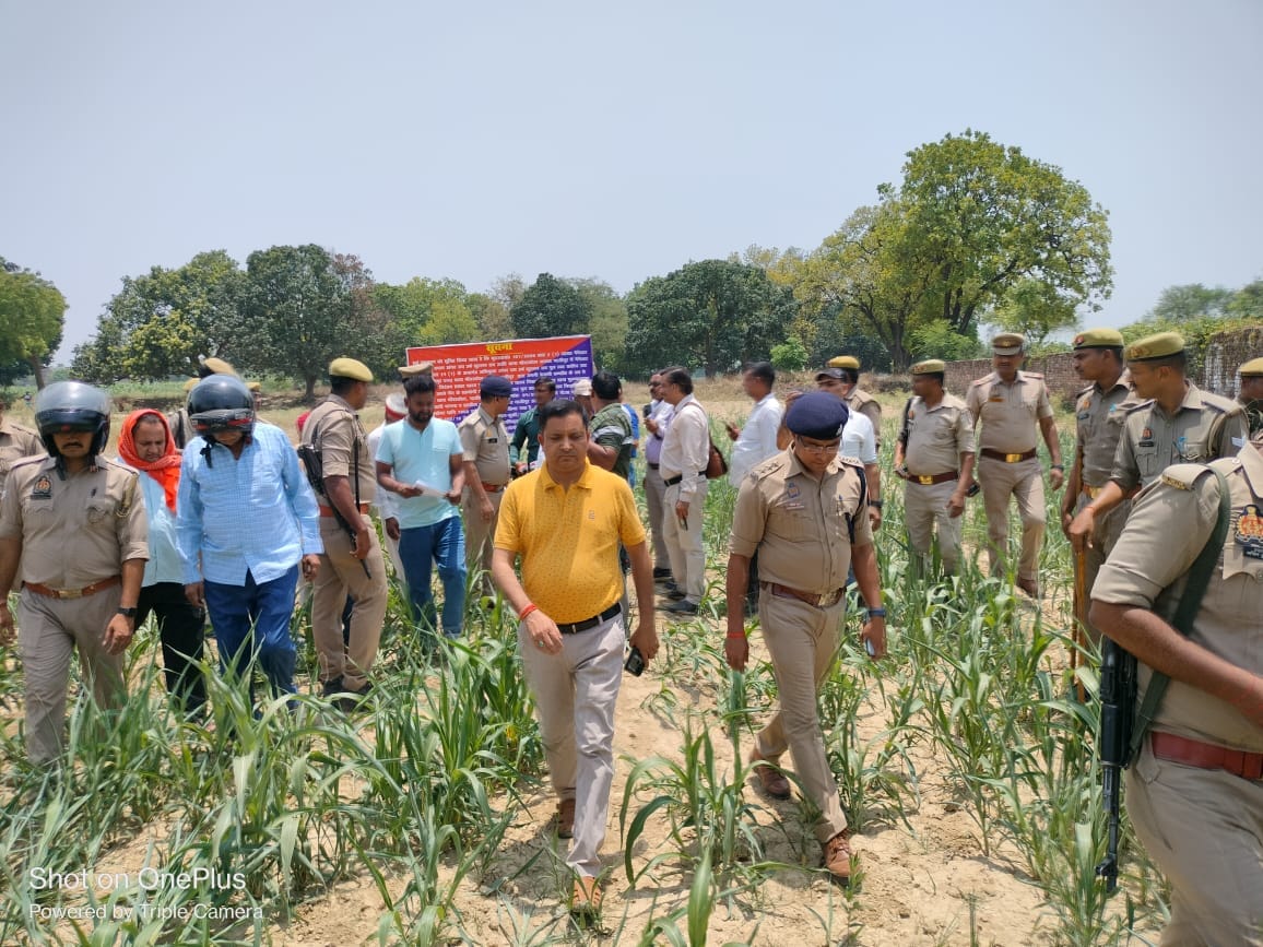 Big action on Mafia Mukhtar Ansari sharp shooter Angad Rai property Kurk in Ghazipur