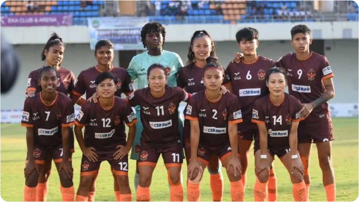 Gokulam Kerala defeated Karnataka and won the Indian Women's Football League title for the third time in a row