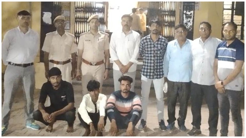 Loot of 6.70 lakh from farmer in Bharatpur revealed three accused arrested