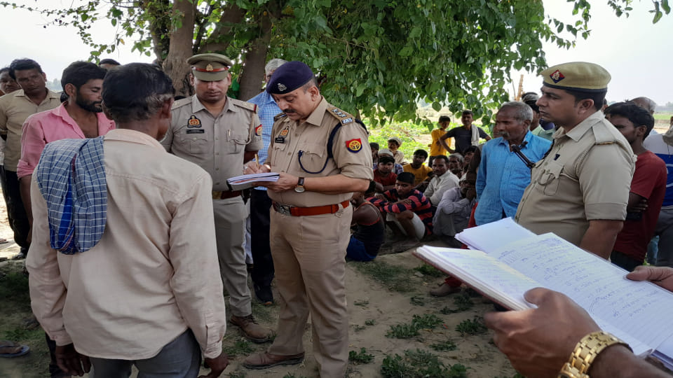 Police investigating case of dead bodies of youth found hanging on trees in different areas of Mainpuri